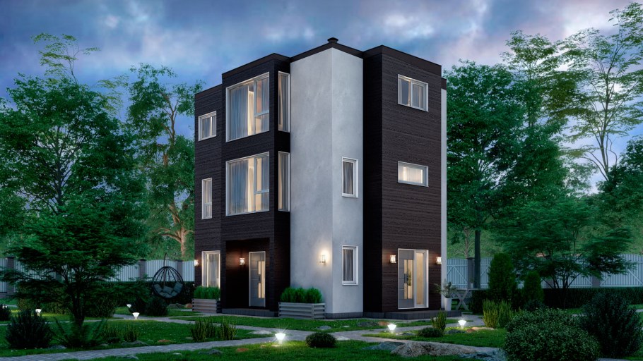 Квадратный дом