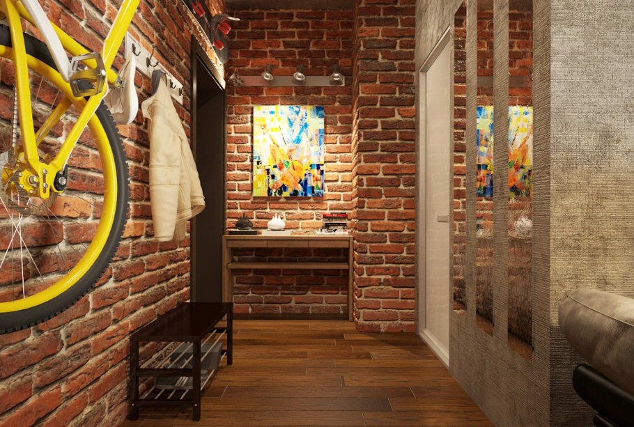 Прихожая лофт Индастриал
