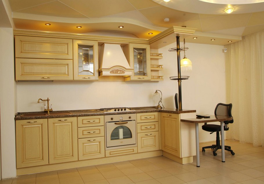 Кухонные гарнитуры с барной стойкой