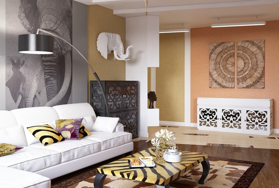 Этностиль Африка интерьер