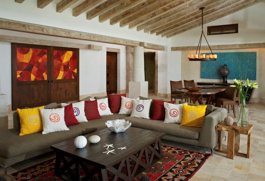 Интерьер в стиле этно Мексика