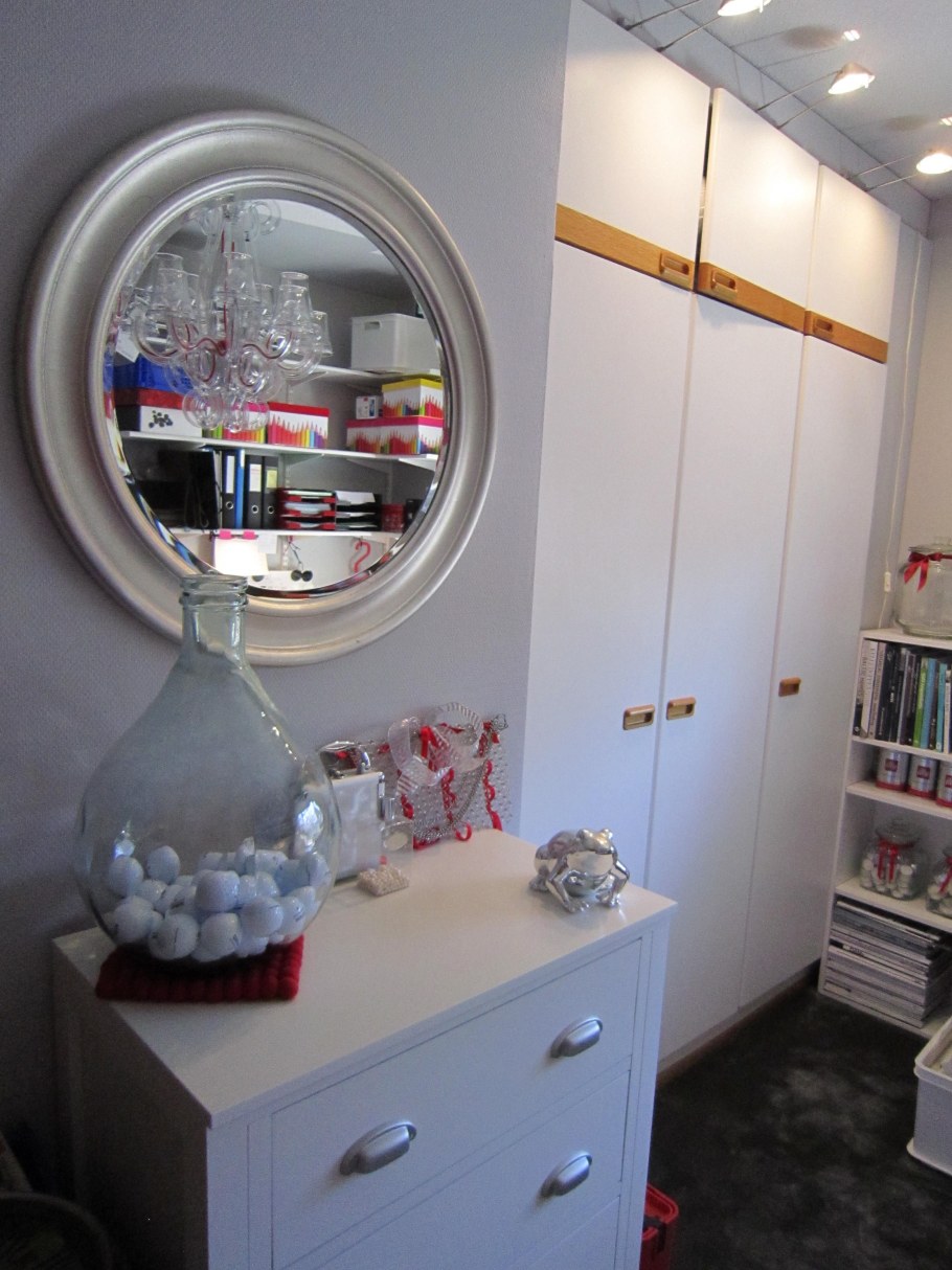 Lindbyn линдбюн зеркало, черный 80 см