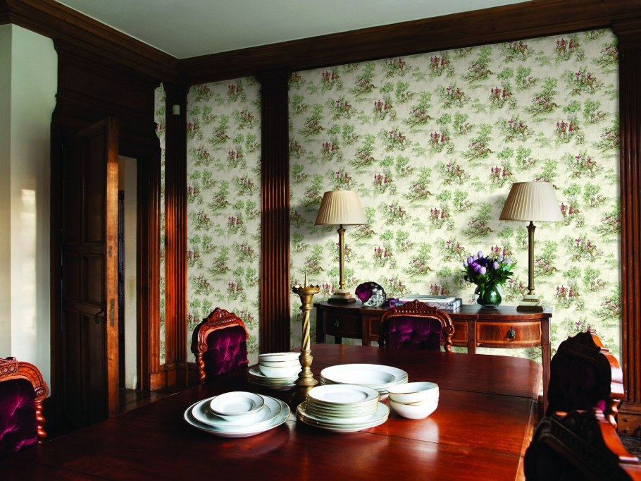 Гобеленовые обои для стен в интерьере