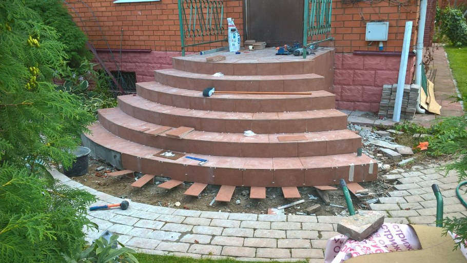 Крыльцо из бетона