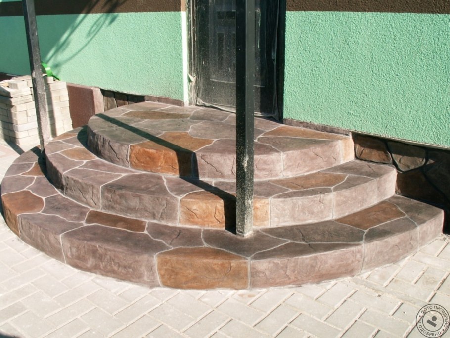 Полукруглые ступеньки