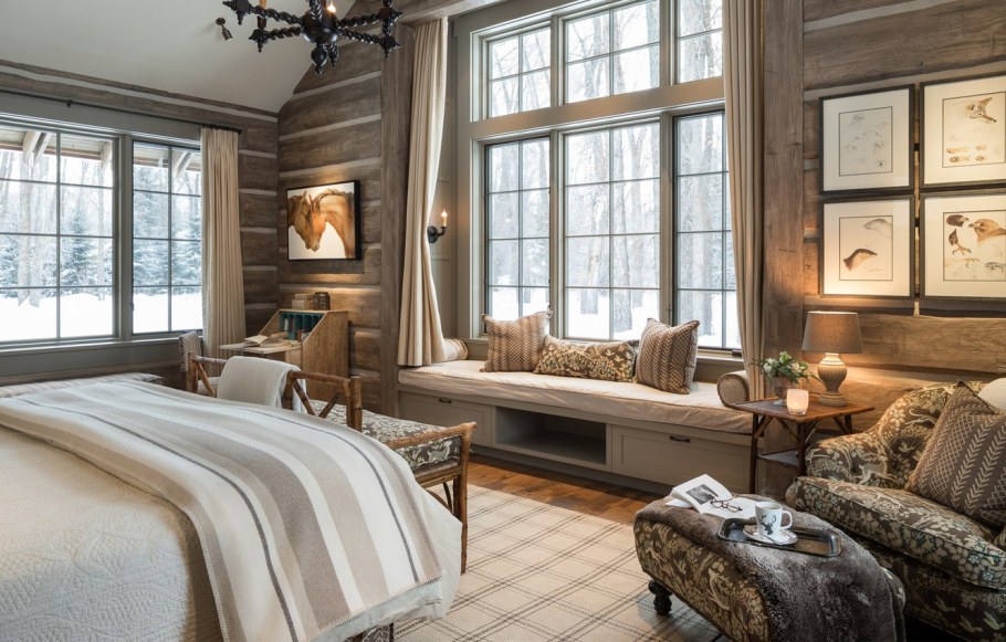 Кровать в стиле хюгге