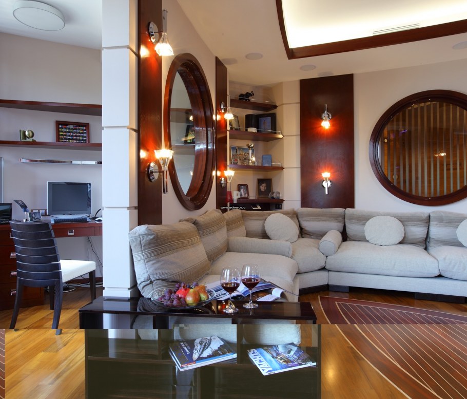 Яхтенный стиль в интерьере