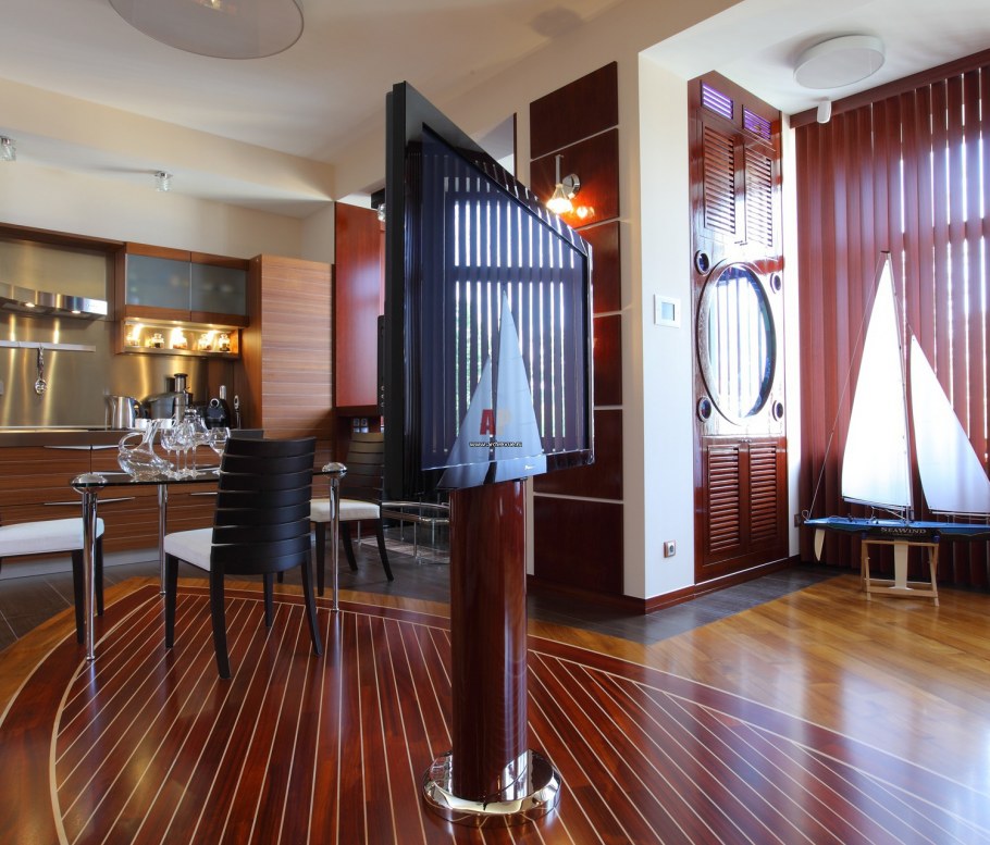 Квартира в стиле яхты