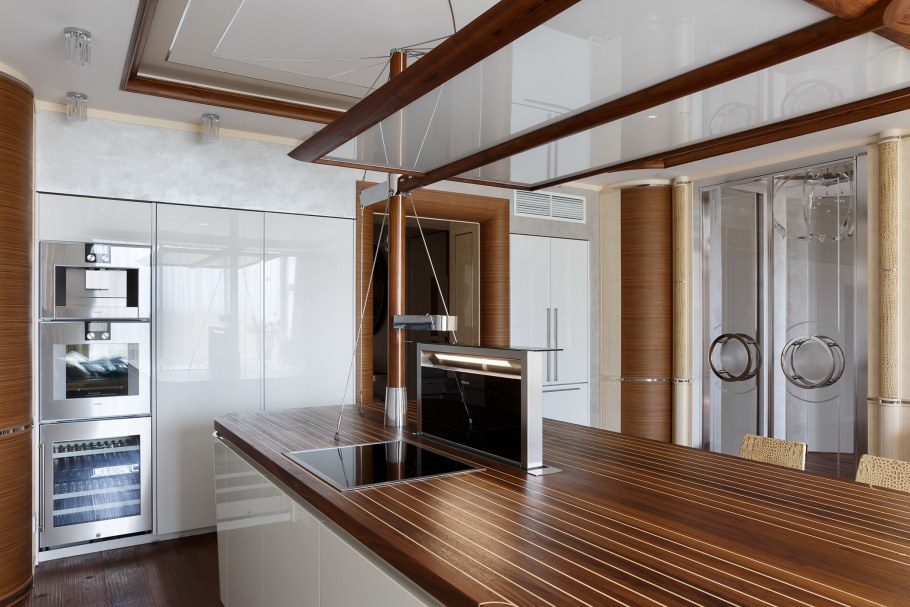 Кухня в стиле яхты