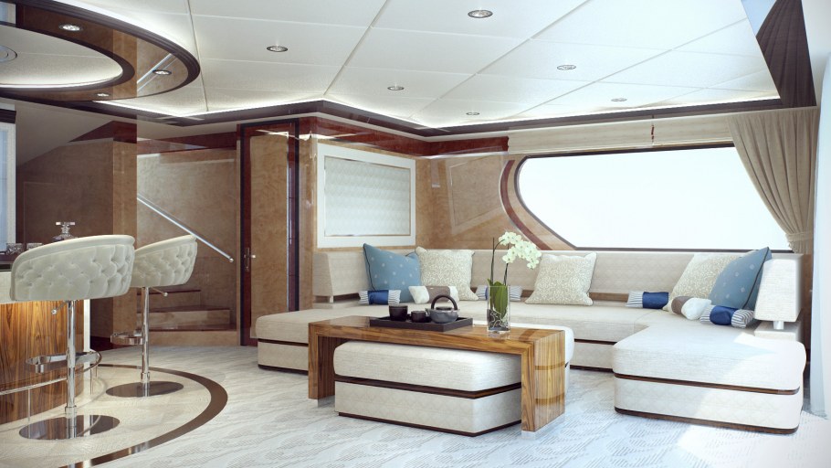 Потанин яхта интерьеры