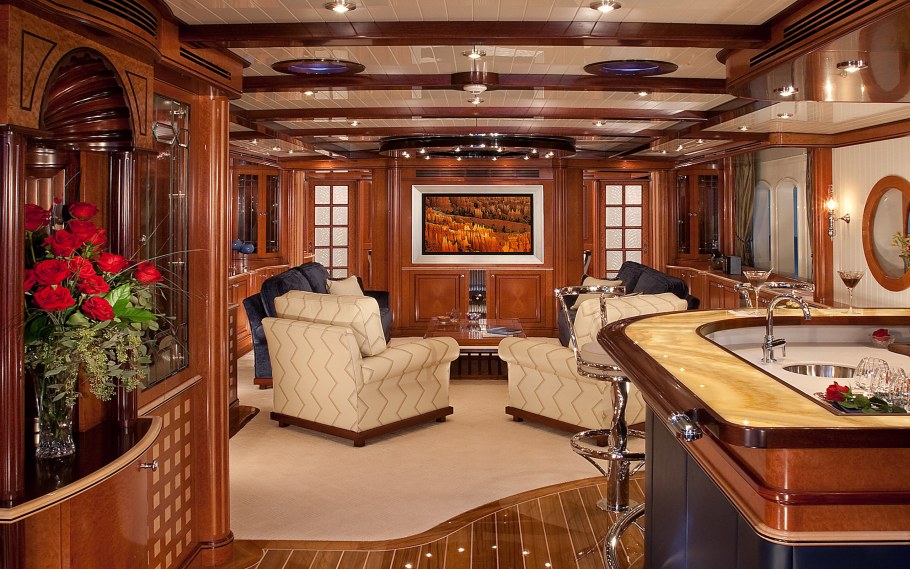 Мегаяхта интерьер