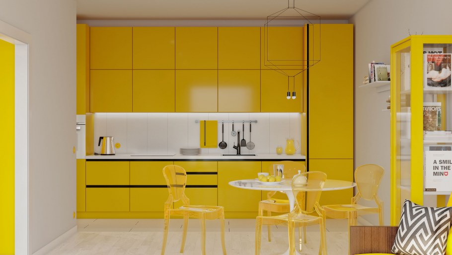 Сара Ричардсон желтая кухня