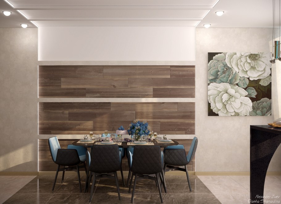 Вагонка в интерьере кухни