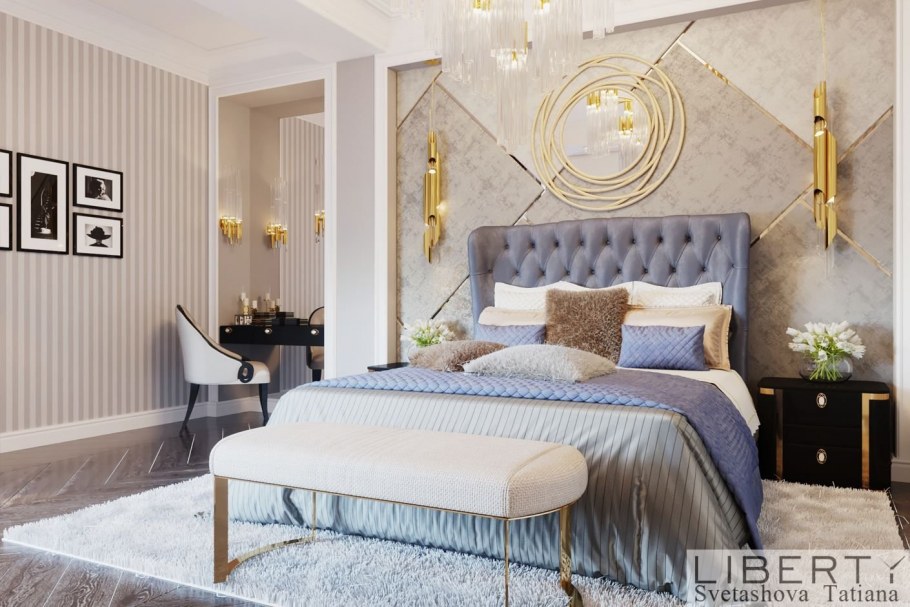 Спальня Неоклассика арт деко