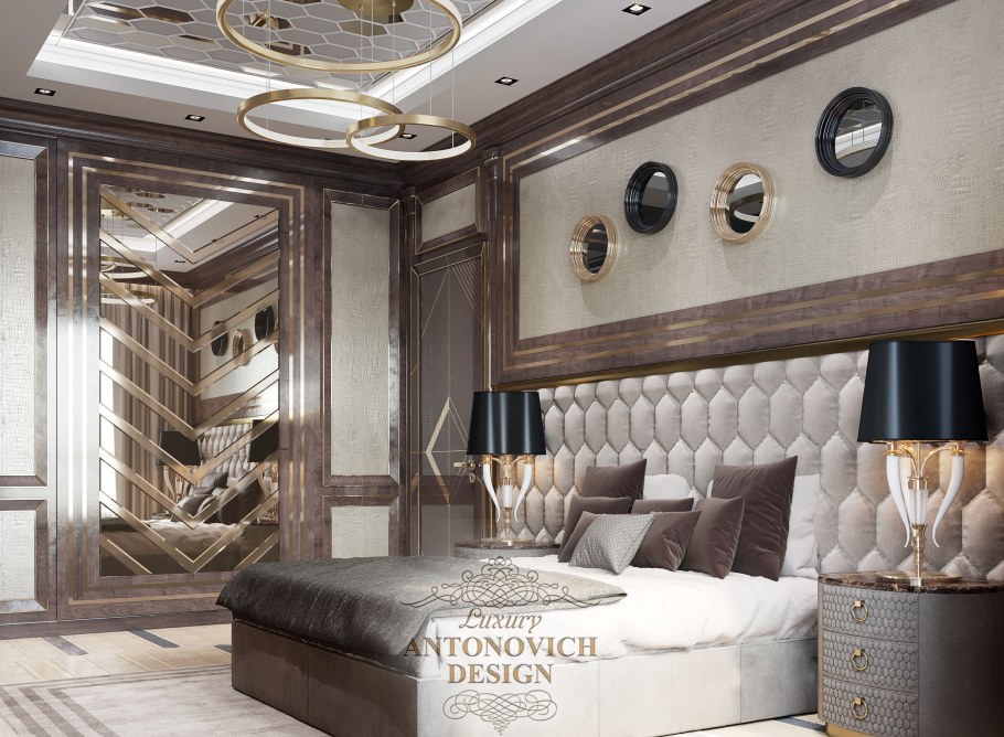 Шторы в светлую спальню