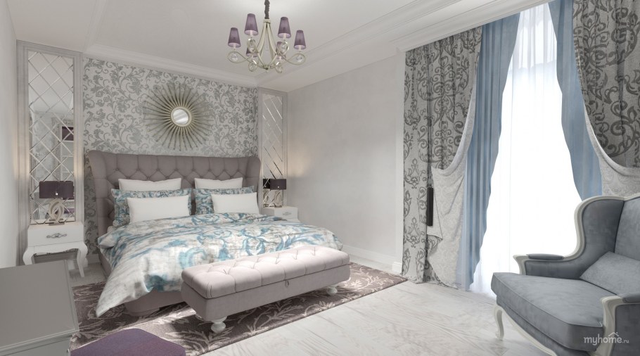 Спальня в стиле арт деко