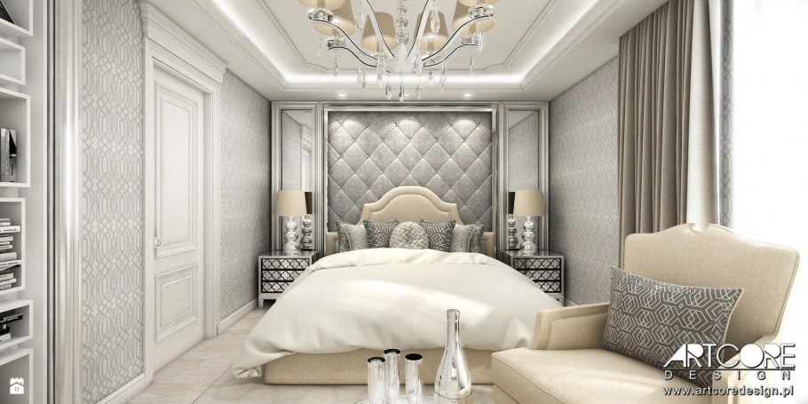 Спальня в бежевых тонах