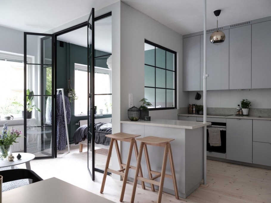 Стеллаж для перегородки комнаты