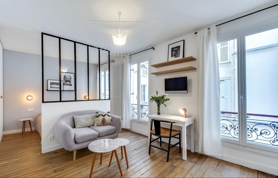 Полупрозрачные перегородки для зонирования