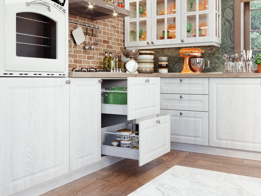 Кухня Амика белый глянец