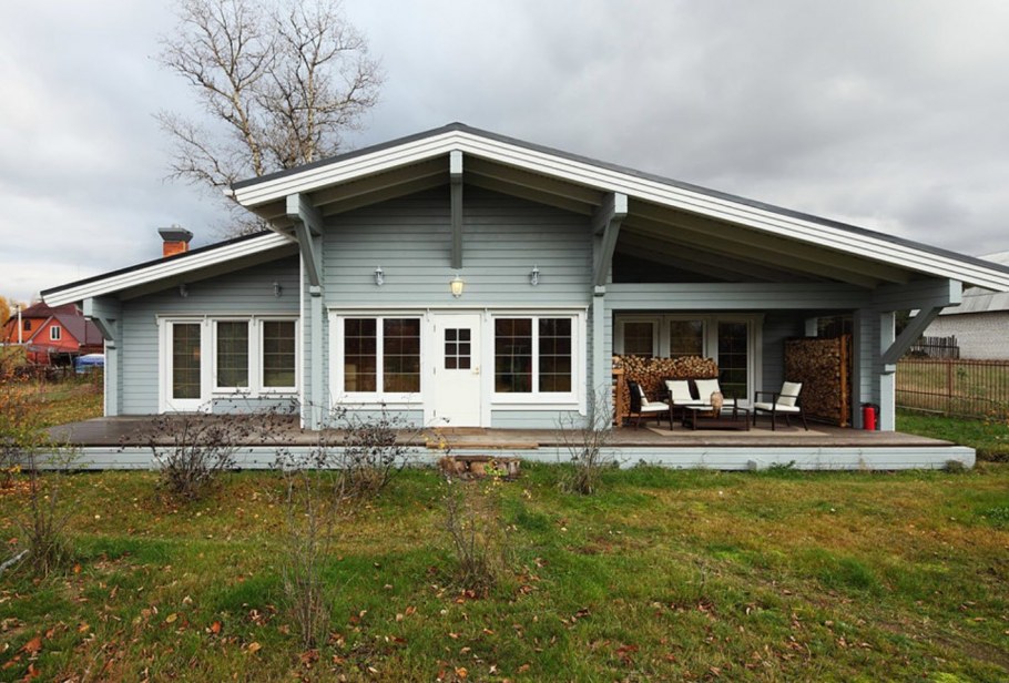 Скандинавский дом с террасой