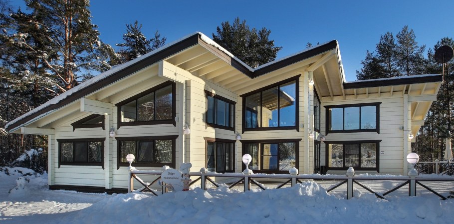 Юджин финский дом из клееного бруса