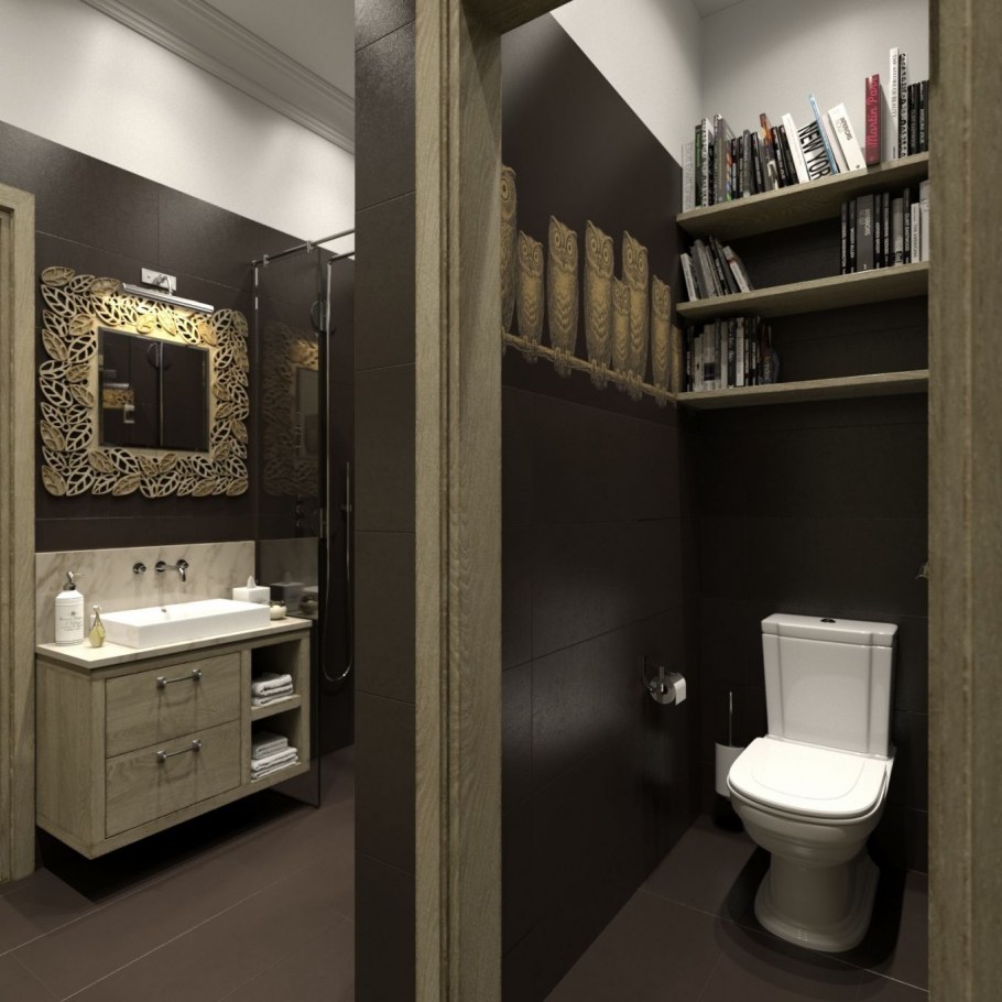 Дизайн туалетной комнаты