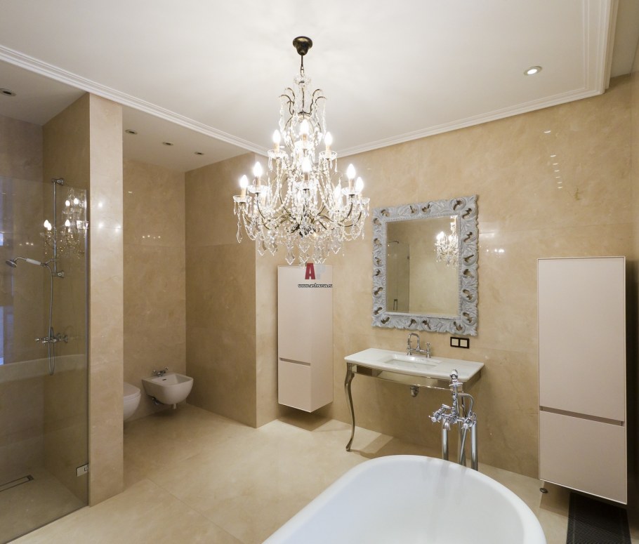 Санузел в стиле английского паба