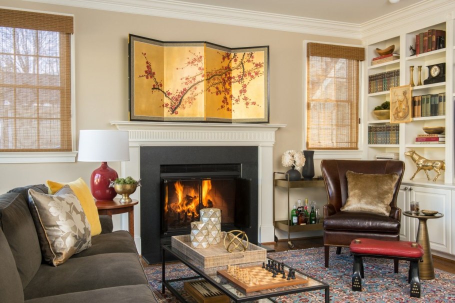 Интерьер в осенних тонах