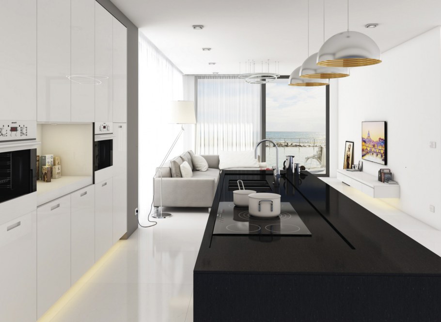 Остров на кухне Лорена