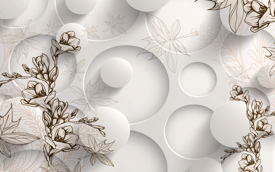 Фотообои 3д в гостиную