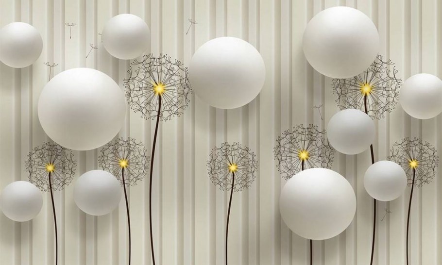 Фотообои DELICEDECOR одуванчики м 008