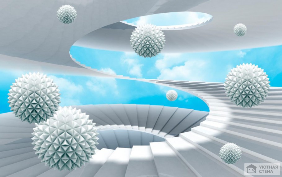 Фотообои 3д шары