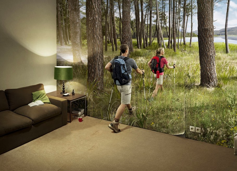 Необычные обои для стен