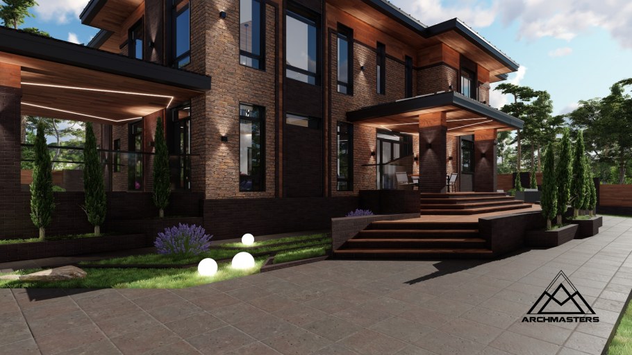 Патио в современном стиле