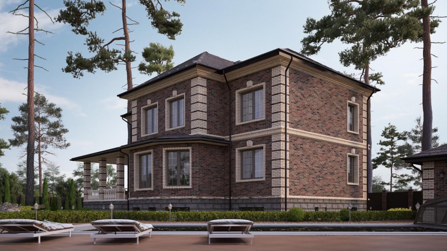 Крыльцо с высоким цоколем