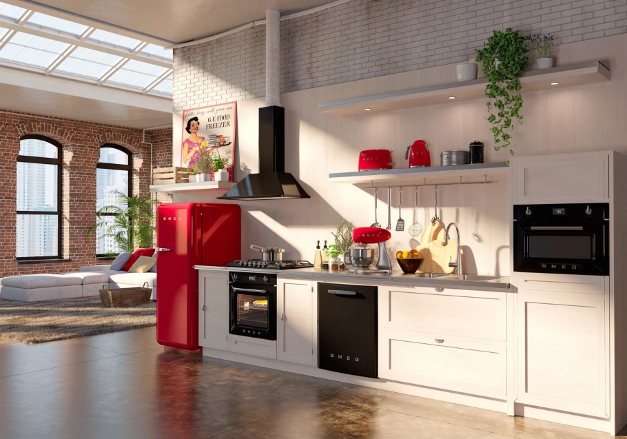 Холодильник Smeg fab28lrd5