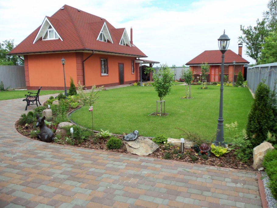 Ландшафт углового участка