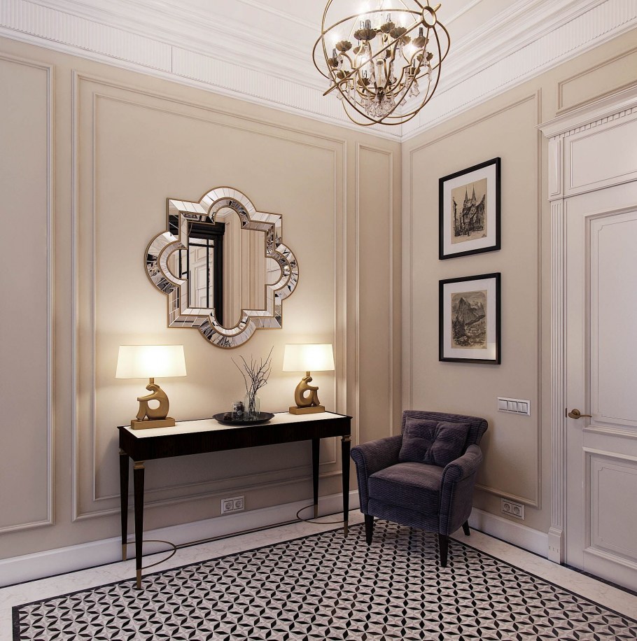 Стеклянная прихожая в частном