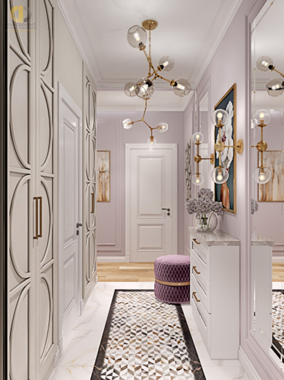 Коридор в стиле арт деко