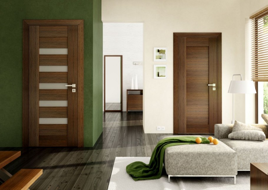 Дверь царговая экошпон "стиль 1"