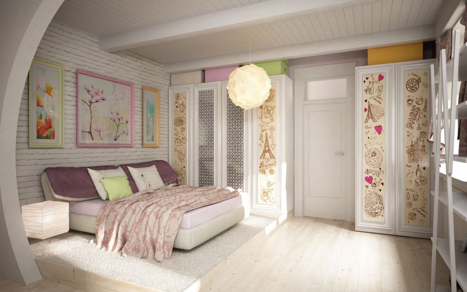 Романтичный стиль в интерьере