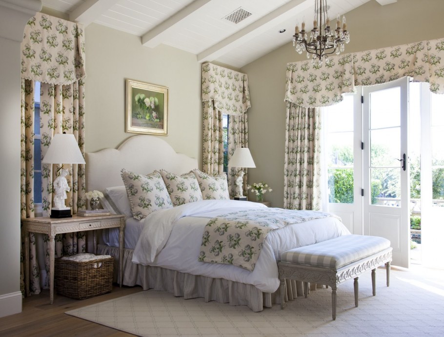 Уютная спальня в романтическом стиле