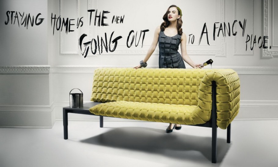 Креативная реклама мягкой мебели