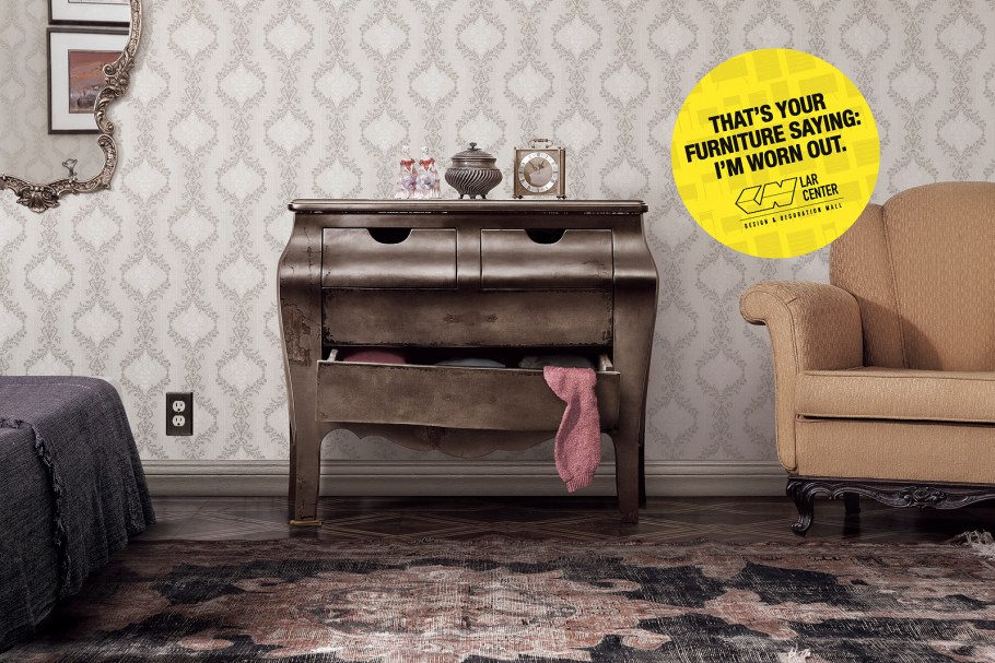 Креативная реклама мебели