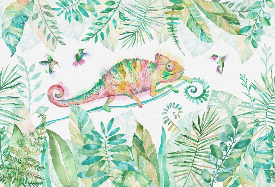 Обои хамелеон