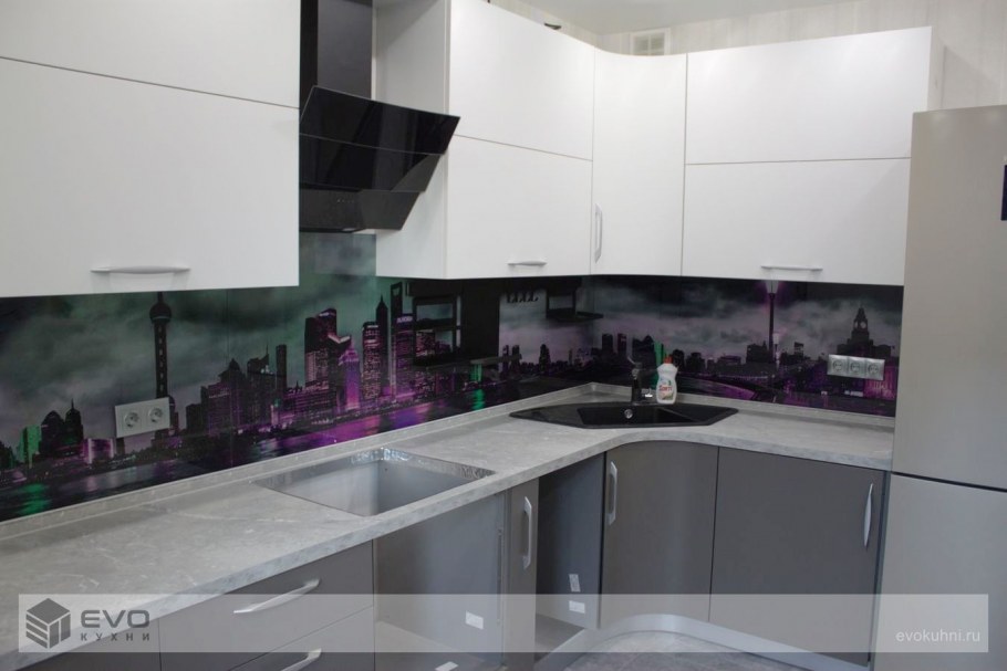 Встроенная кухня угловая