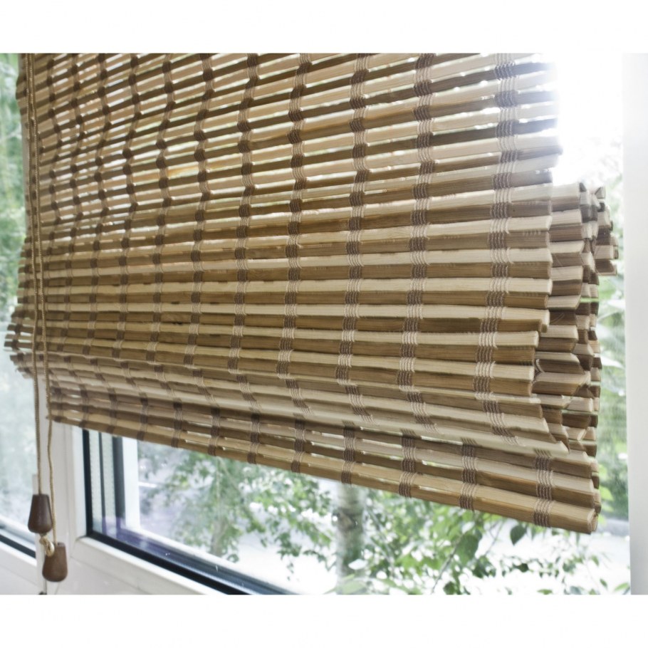Римская штора Эскар бамбук