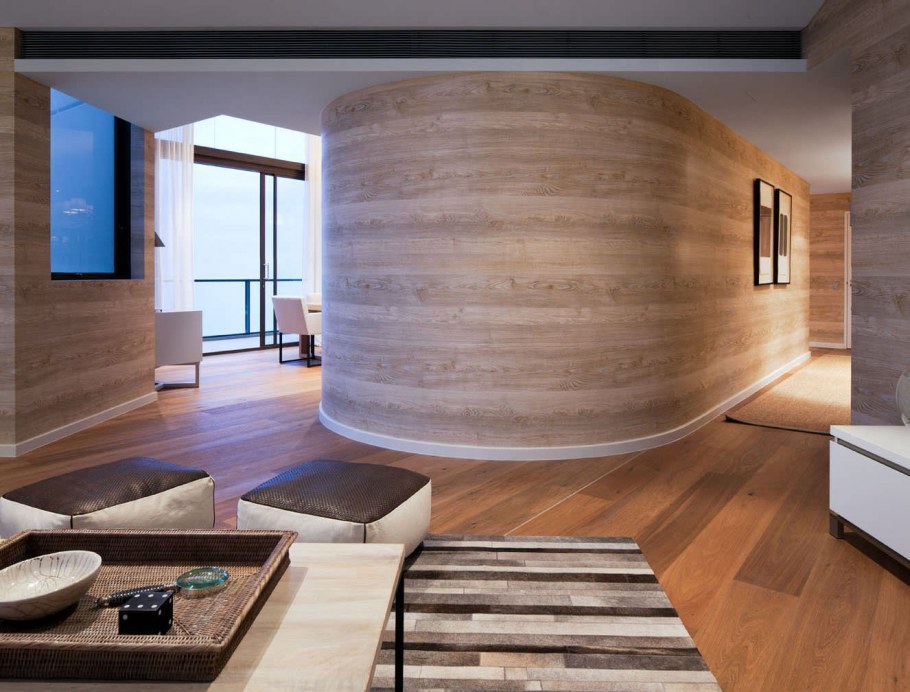 Круглая стена в интерьере