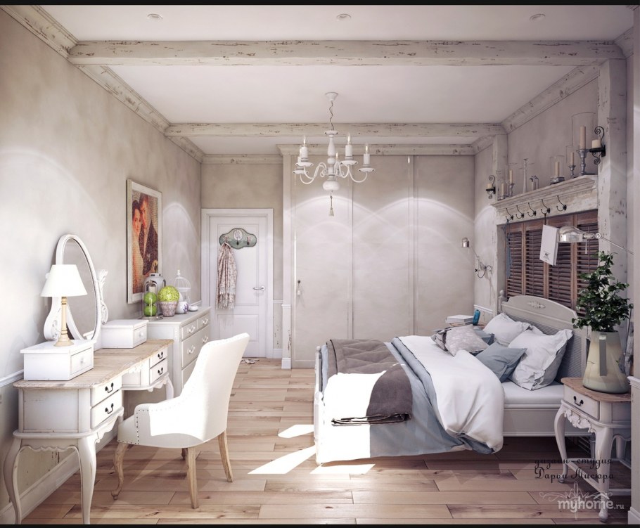 Стиль Прованс в трехкомнатной квартире